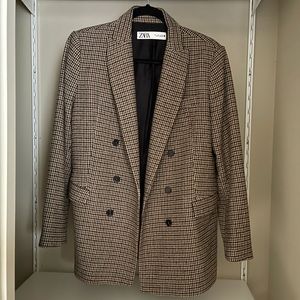 ZARA plaid blazer